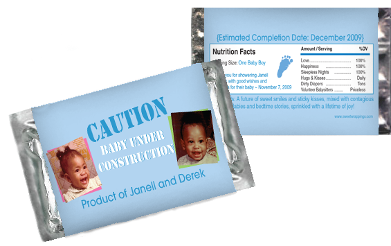 Mini babyshowercaution
