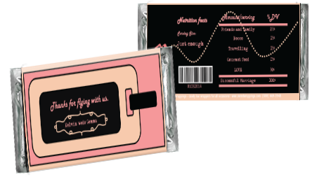 Party bag ticket mini