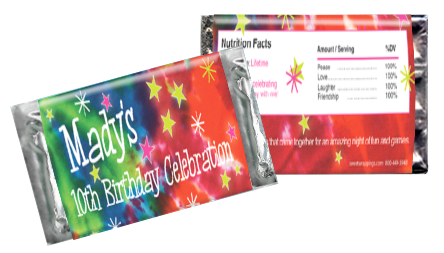 10th birthday tie dye bar mini