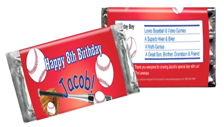 Baseball birthday mini