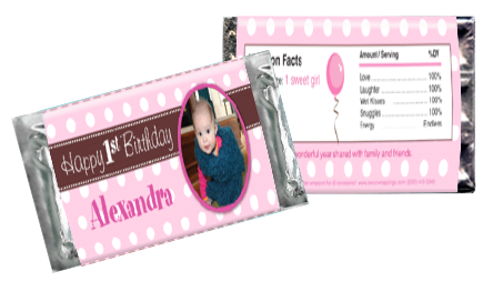 Pink polk dots alexandra mini