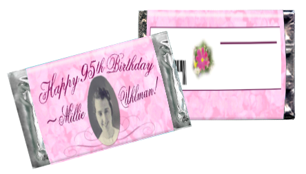 Rose birthday black and white mini
