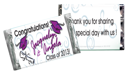 Grad cap purple