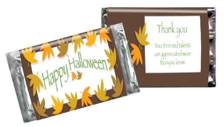 Halloween leaves