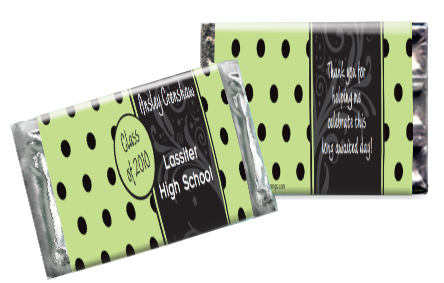 Graduation dots bar green