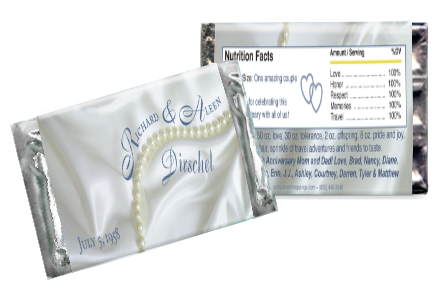 Satin   pearls anniversary