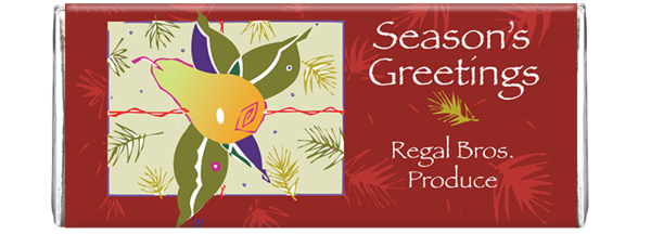 Newnature's holidaywrapsta front silver
